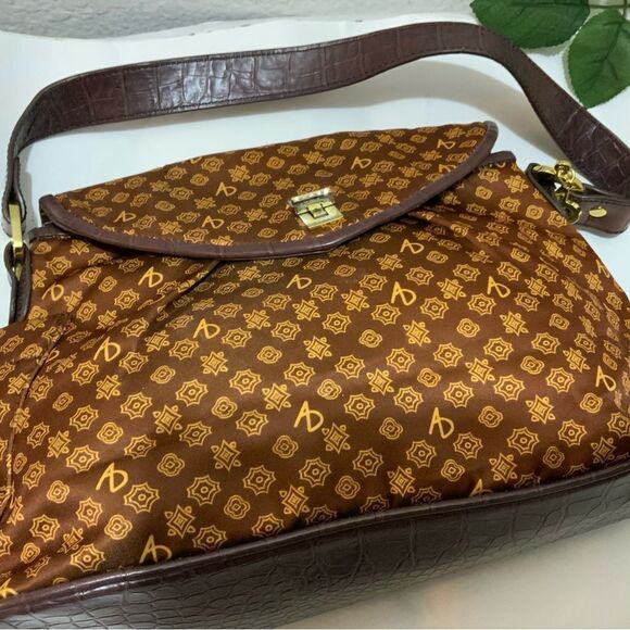 Alfred Durante Signature Design Exclusive Allover Design Sateen Bag NWOT - Picture 11 of 16